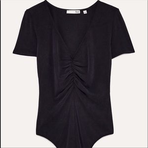 Wilfred Free Ruhl Black Bodysuit